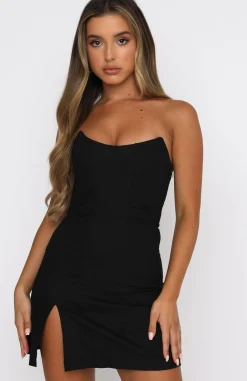Restocked | White Fox Boutique Change The Tune Mini Dress black