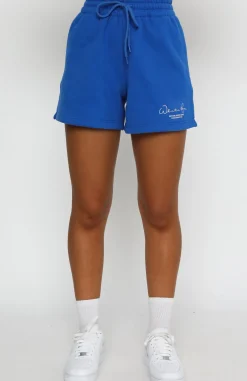 Shorts | White Fox Boutique Check It Out Lounge Shorts Electric blue