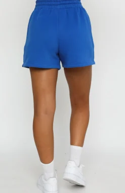 Shorts | White Fox Boutique Check It Out Lounge Shorts Electric blue