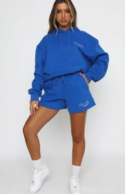 Shorts | White Fox Boutique Check It Out Lounge Shorts Electric blue