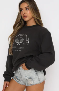 Jackets & Blazers | White Fox Boutique City Escape Oversized Sweater Charcoal grey