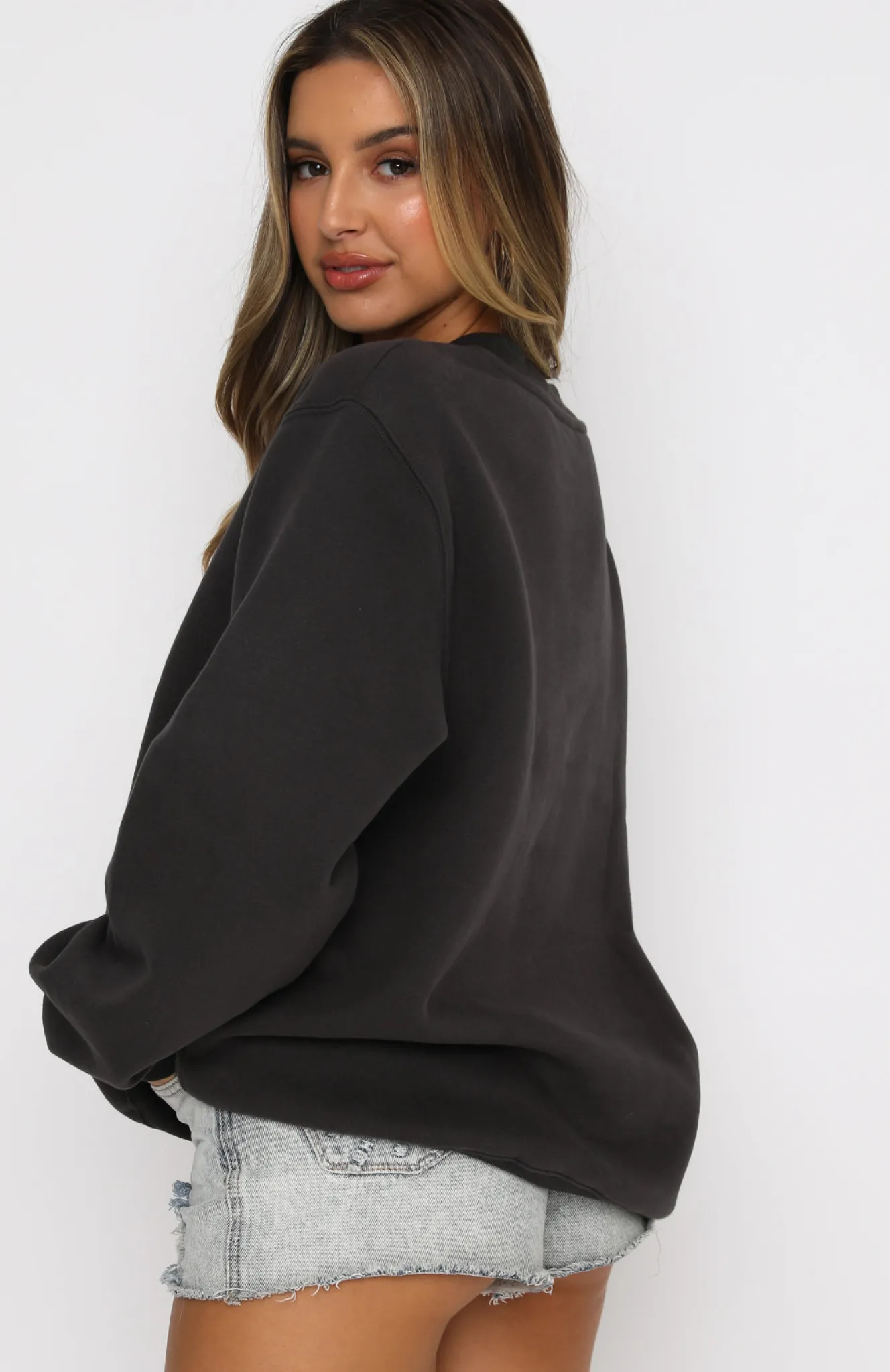 Jackets & Blazers | White Fox Boutique City Escape Oversized Sweater Charcoal grey