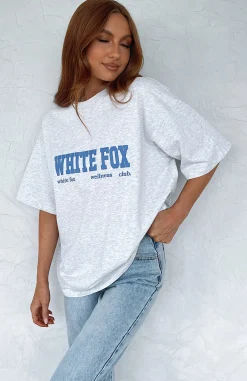 Shirts & Blouses | White Fox Boutique Classic Vibe Oversized Tee Marle grey