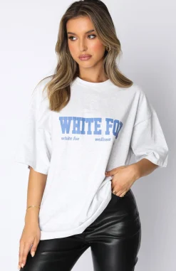 Shirts & Blouses | White Fox Boutique Classic Vibe Oversized Tee Marle grey