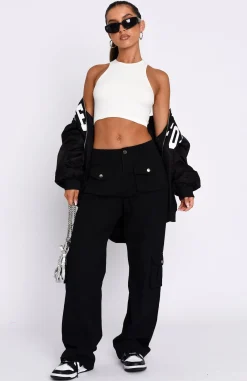 Pants | White Fox Boutique Clear My Mind Cargo Pants black