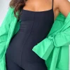 Restocked | White Fox Boutique Clearly Into You Playsuit black