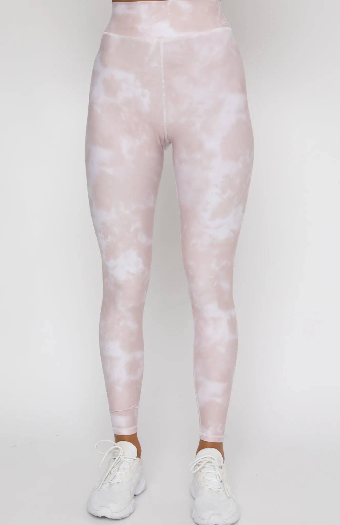 Leggings | White Fox Boutique Comfort Zone Leggings Dusty Tie Dye pink