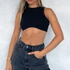 Shirts & Blouses | White Fox Boutique Commit To Me Crop black