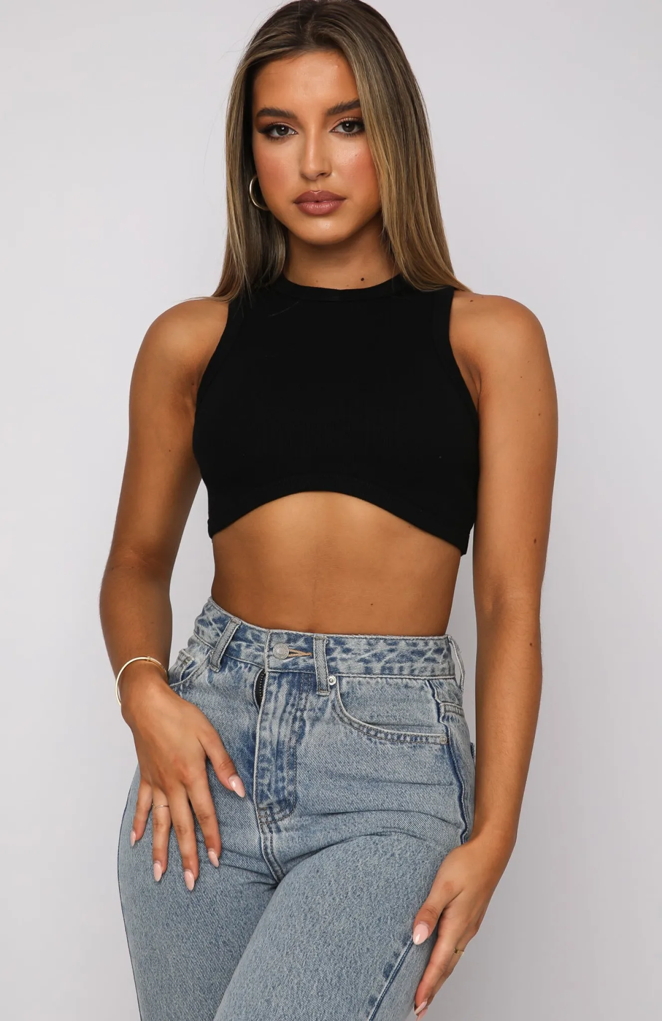 Shirts & Blouses | White Fox Boutique Commit To Me Crop black