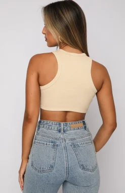 Shirts & Blouses | White Fox Boutique Commit To Me Crop nude