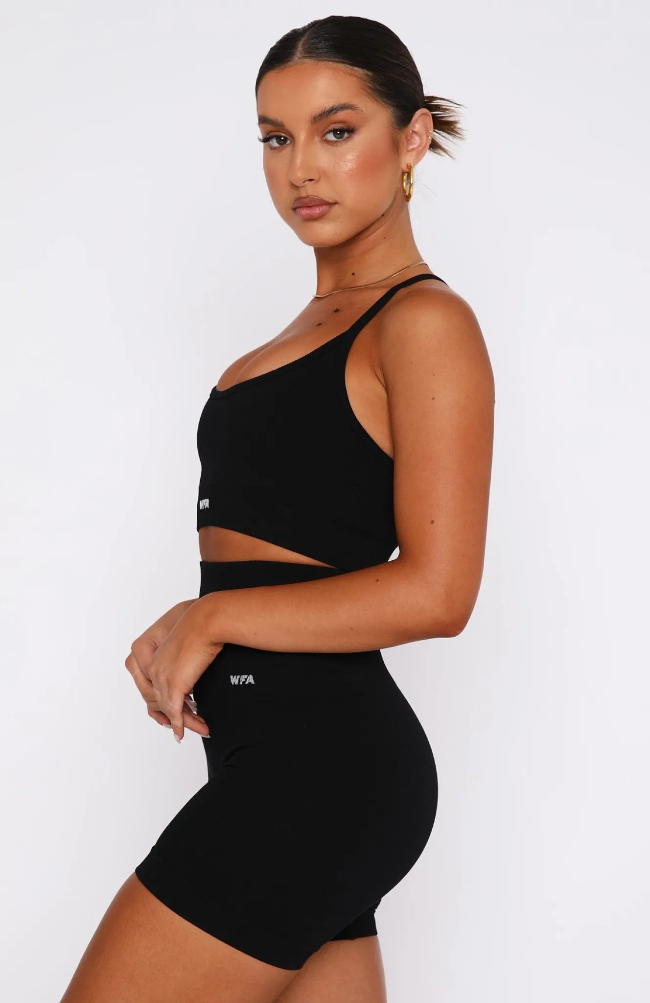Sports Bras & Crops | White Fox Boutique Cool Off Seamless Sports Bra black