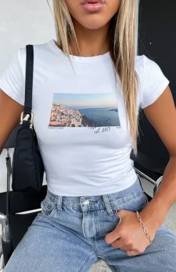 Shirts & Blouses | White Fox Boutique Core Memory Baby Tee white