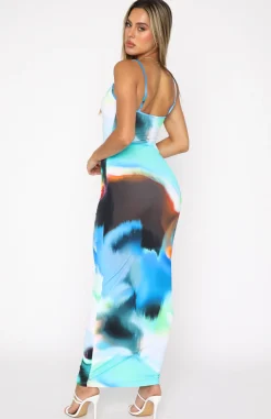 Formal Dresses | White Fox Boutique Crave You Maxi Dress Ice Aura blue