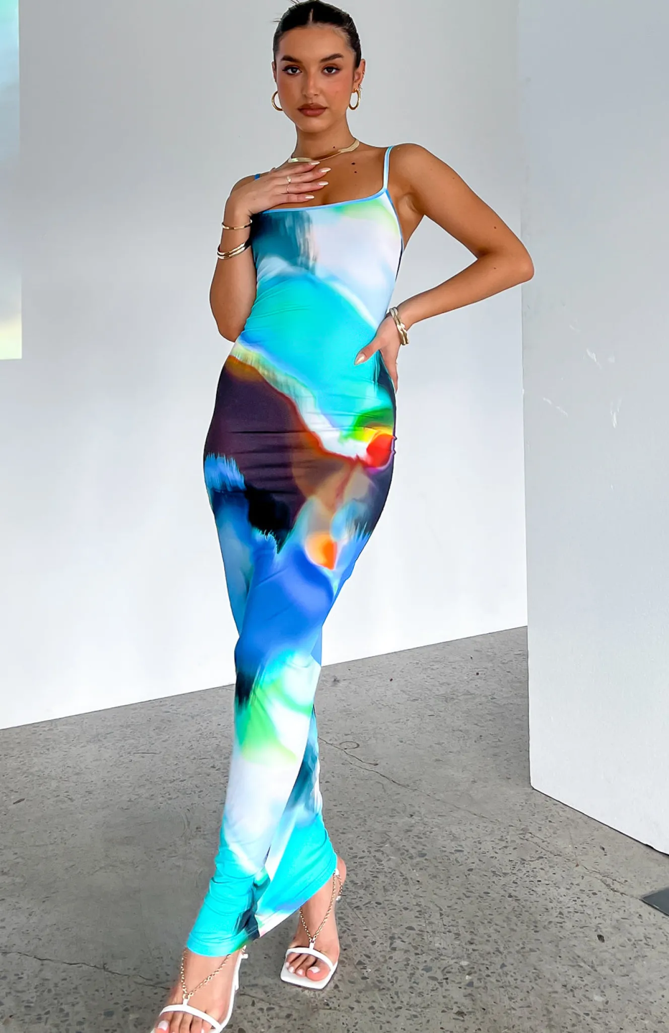 Formal Dresses | White Fox Boutique Crave You Maxi Dress Ice Aura blue