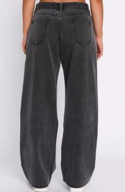 Denim | White Fox Boutique Cross My Path Jeans Acid Wash black