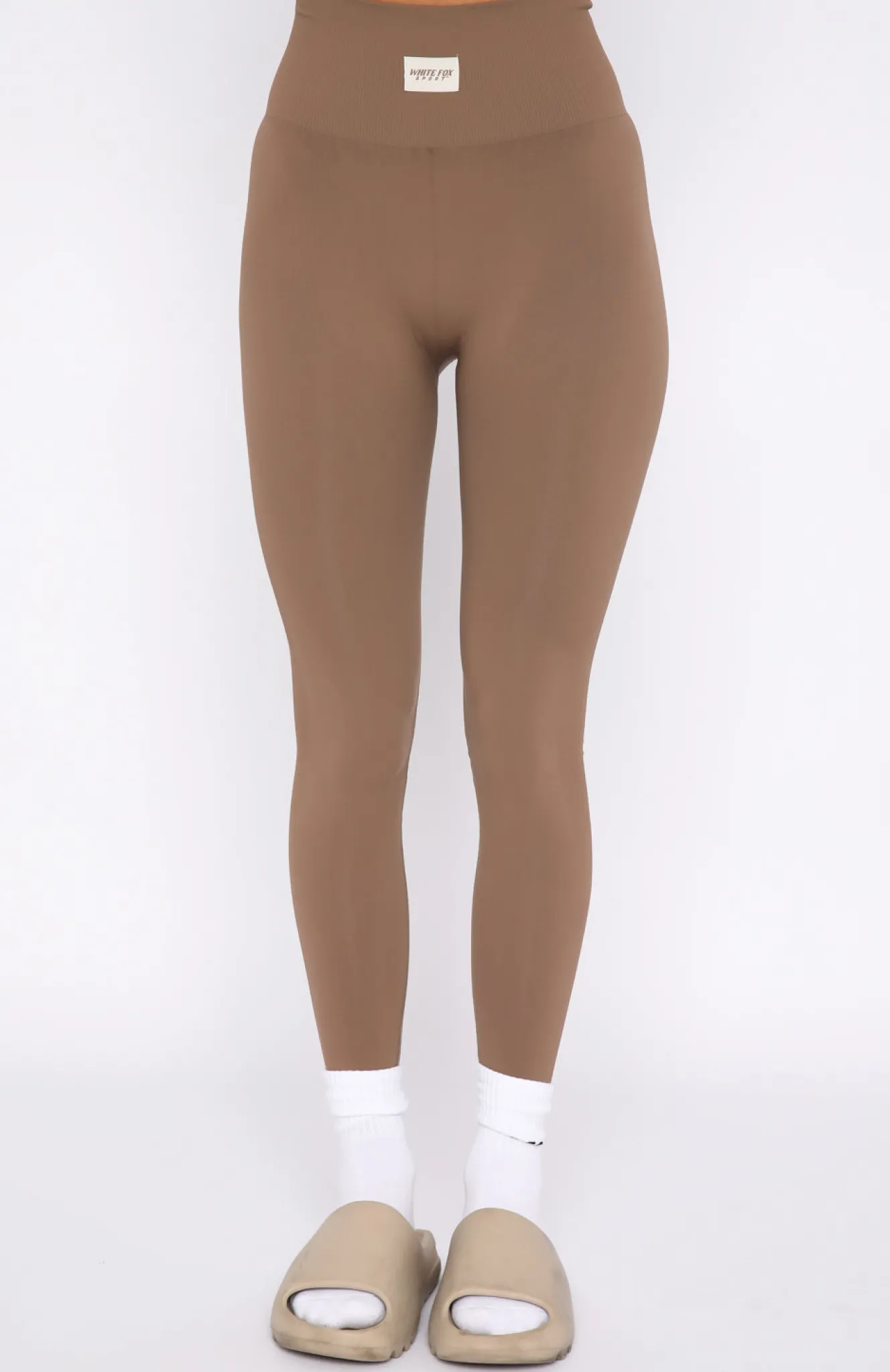 Leggings | White Fox Boutique Cross The Line Seamless High Waisted Leggings Dolce brown