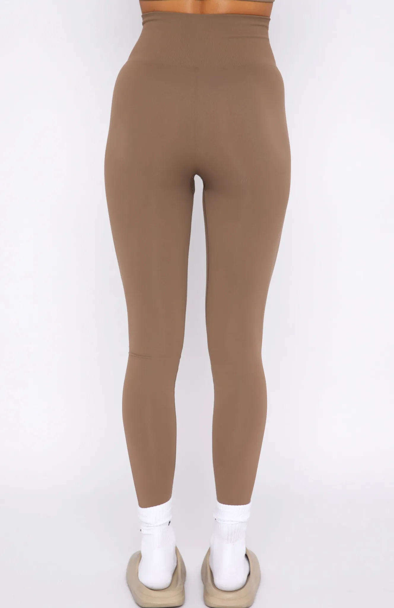 Leggings | White Fox Boutique Cross The Line Seamless High Waisted Leggings Dolce brown