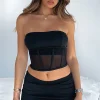 Shirts & Blouses | White Fox Boutique Crossed My Mind Corset Crop black