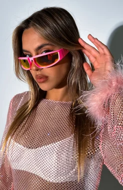 Sunglasses | White Fox Boutique Delilah Sunglasses pink