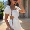 Restocked | White Fox Boutique Different Girl Mini Dress white