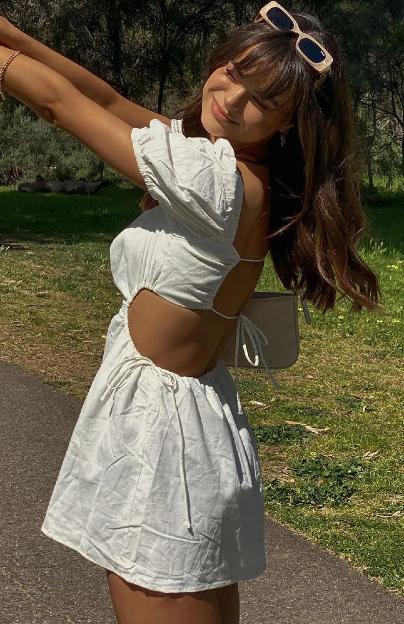 Restocked | White Fox Boutique Different Girl Mini Dress white