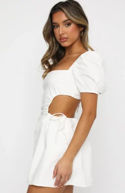 Restocked | White Fox Boutique Different Girl Mini Dress white