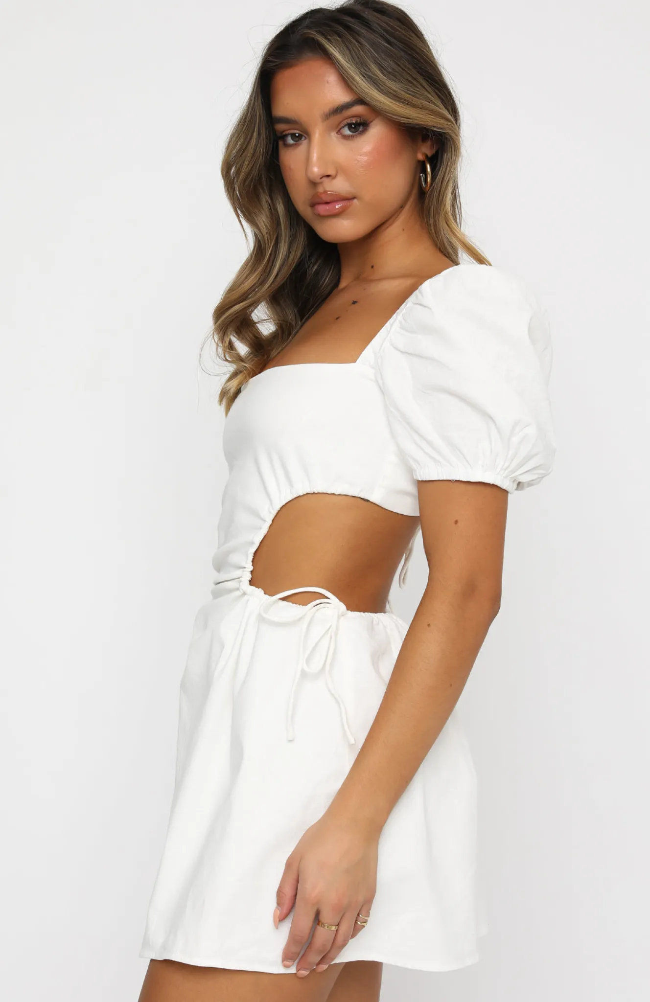 Restocked | White Fox Boutique Different Girl Mini Dress white