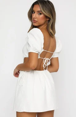 Restocked | White Fox Boutique Different Girl Mini Dress white