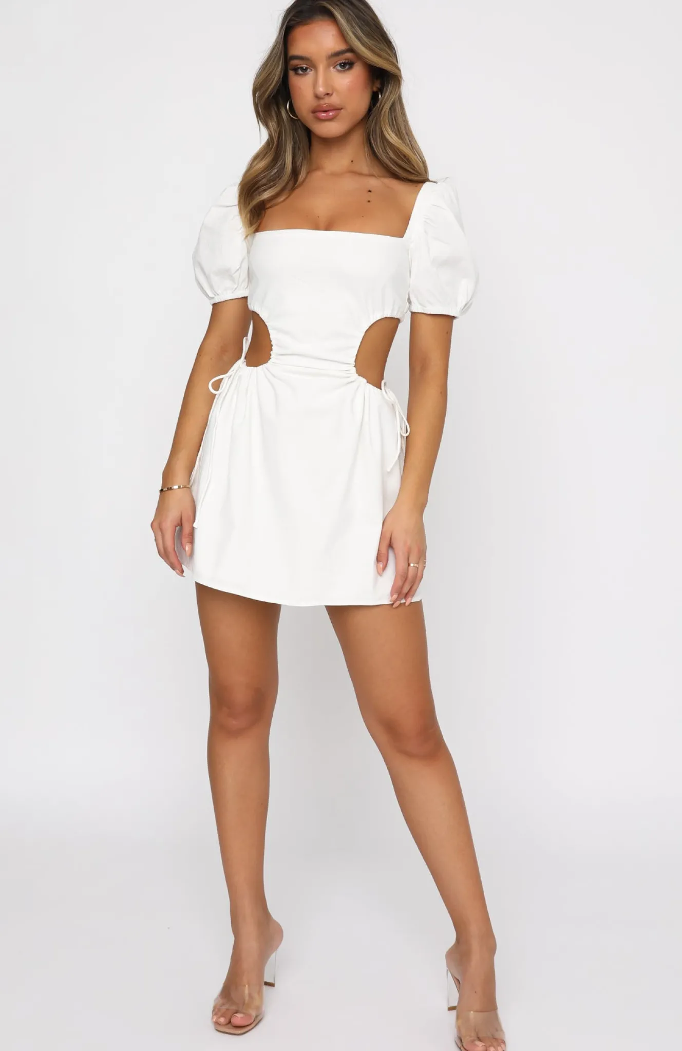 Restocked | White Fox Boutique Different Girl Mini Dress white