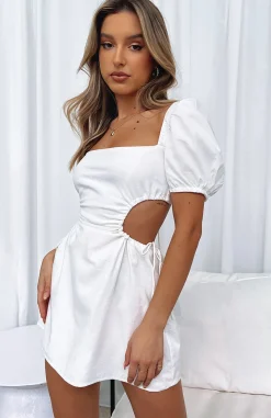 Restocked | White Fox Boutique Different Girl Mini Dress white