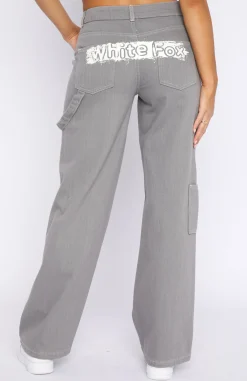 Pants | White Fox Boutique Do Better Cargo Pants grey