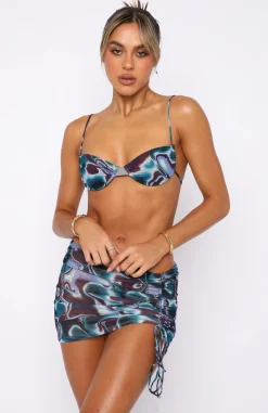 Resort Wear | White Fox Boutique Do Not Disturb Mini Skirt Cosmic multi