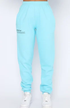 Sweatpants | White Fox Boutique Do The Most Sweatpants Arctic blue