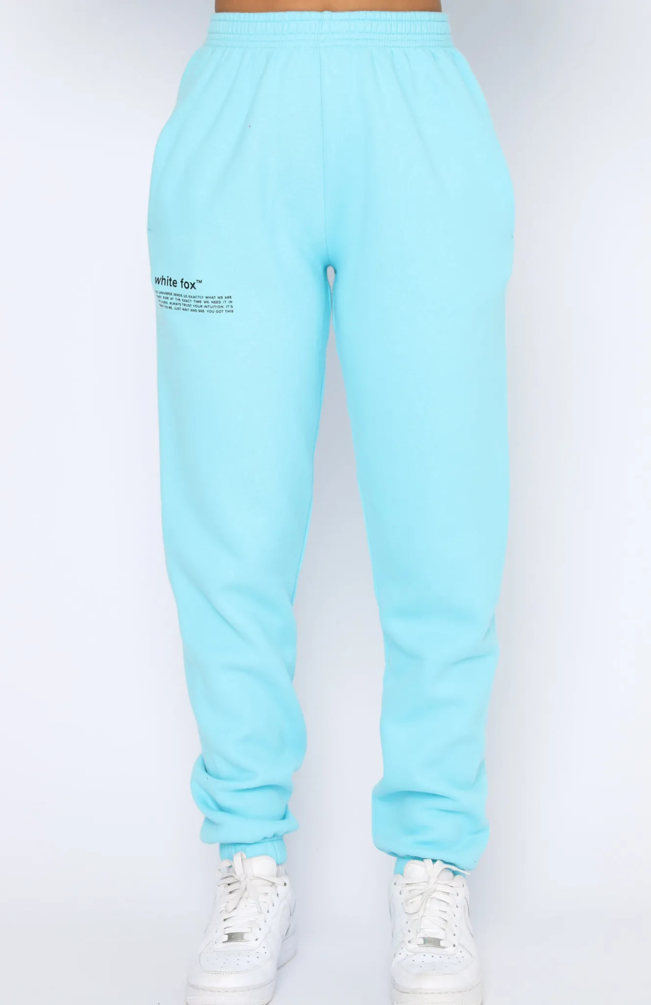 Sweatpants | White Fox Boutique Do The Most Sweatpants Arctic blue