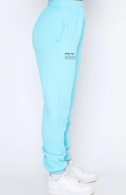 Sweatpants | White Fox Boutique Do The Most Sweatpants Arctic blue