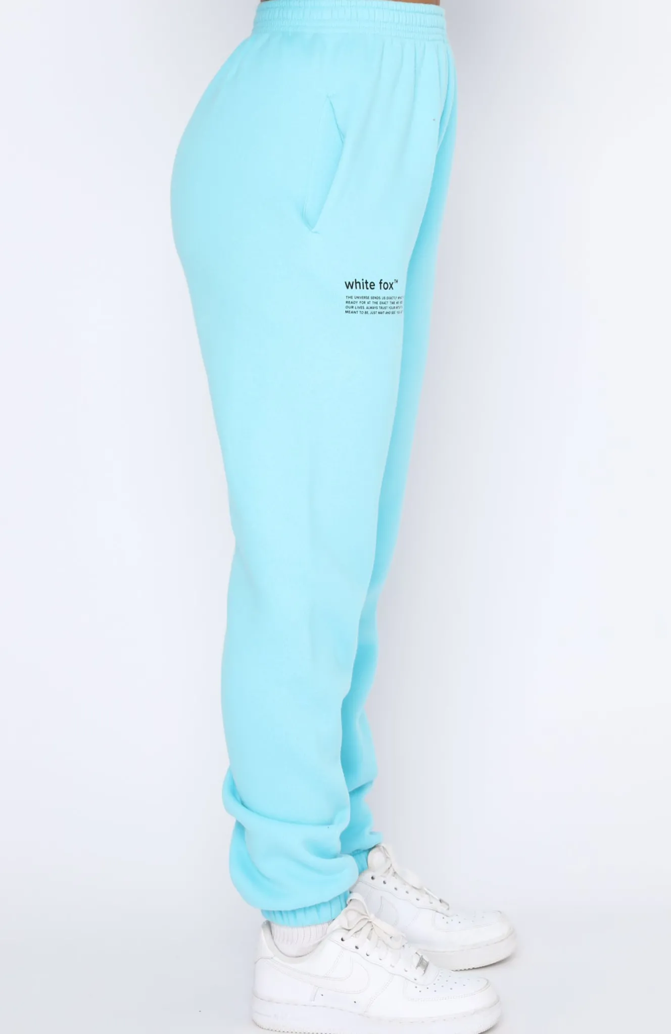 Sweatpants | White Fox Boutique Do The Most Sweatpants Arctic blue