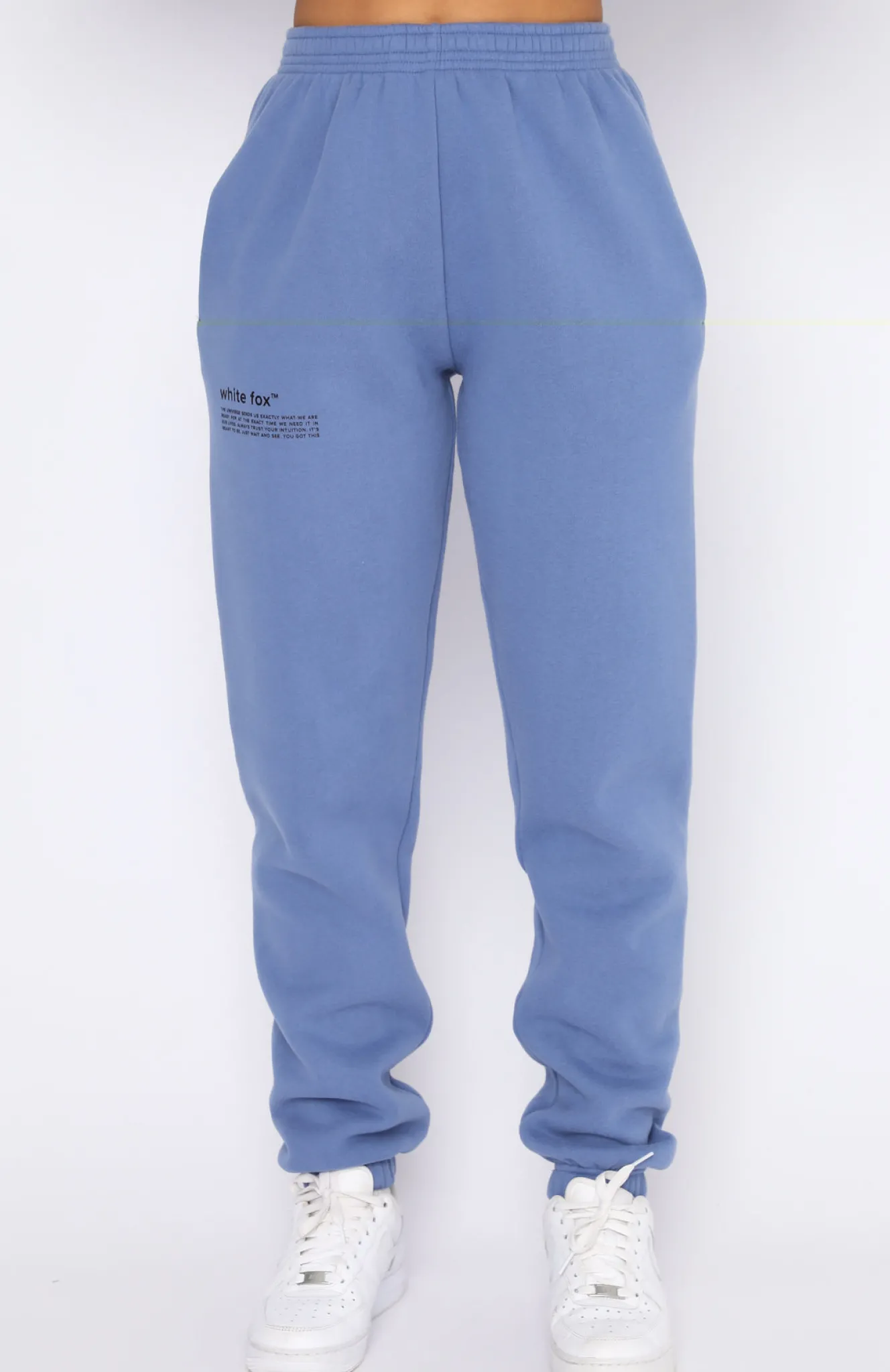 Sweatpants | White Fox Boutique Do The Most Sweatpants Dusk blue