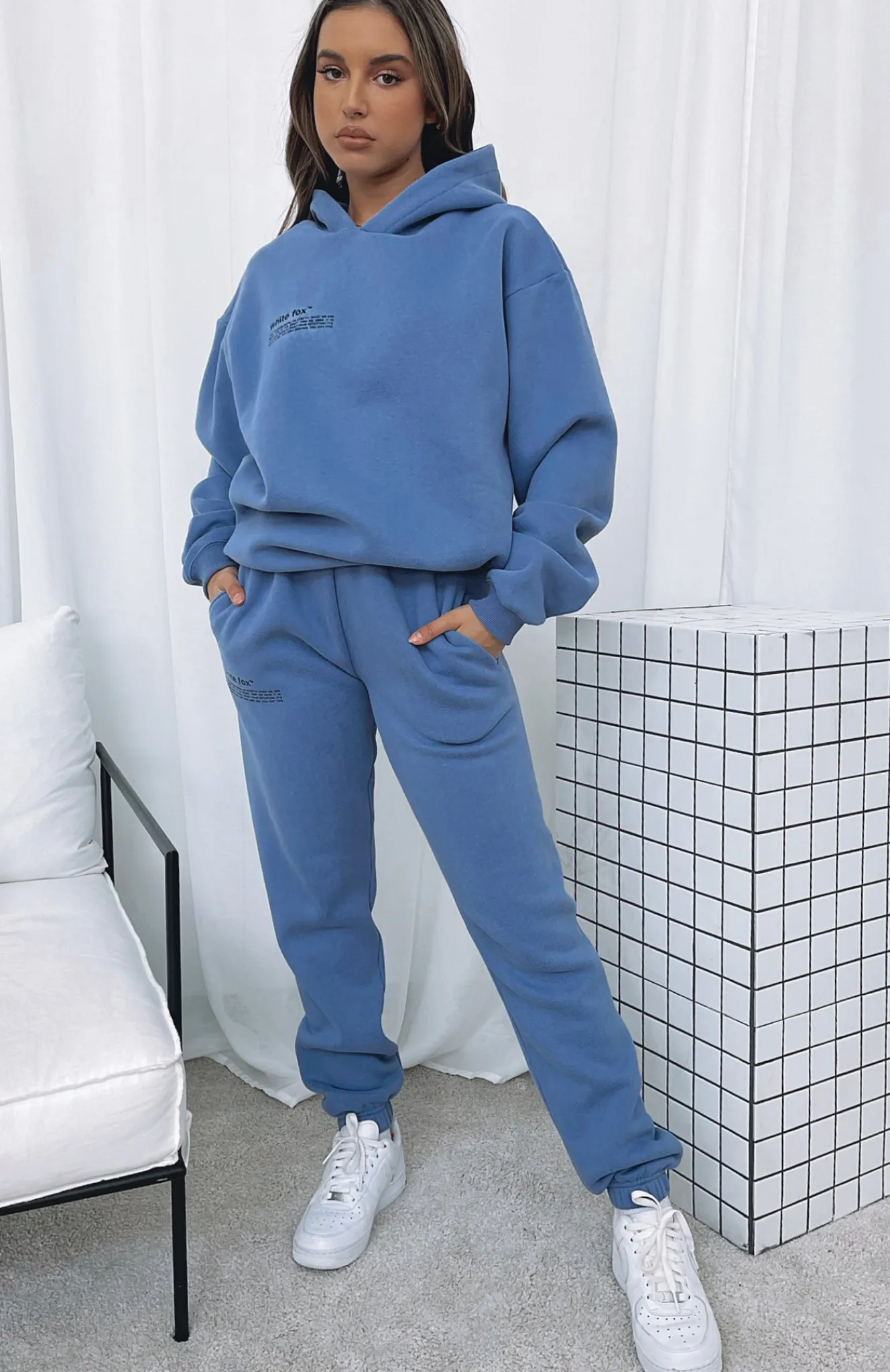 Sweatpants | White Fox Boutique Do The Most Sweatpants Dusk blue
