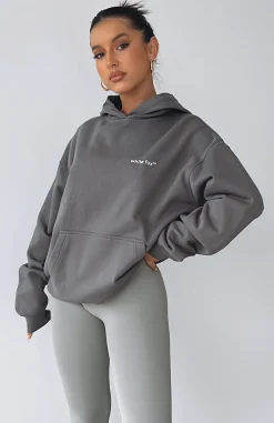 Jackets & Blazers | White Fox Boutique Do What It Takes Hoodie Slate grey