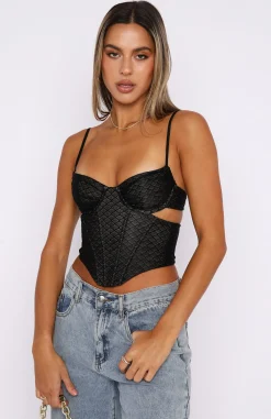 Shirts & Blouses | White Fox Boutique Don't Matter Bustier black