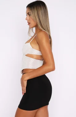 Shirts & Blouses | White Fox Boutique Don't Matter Bustier white