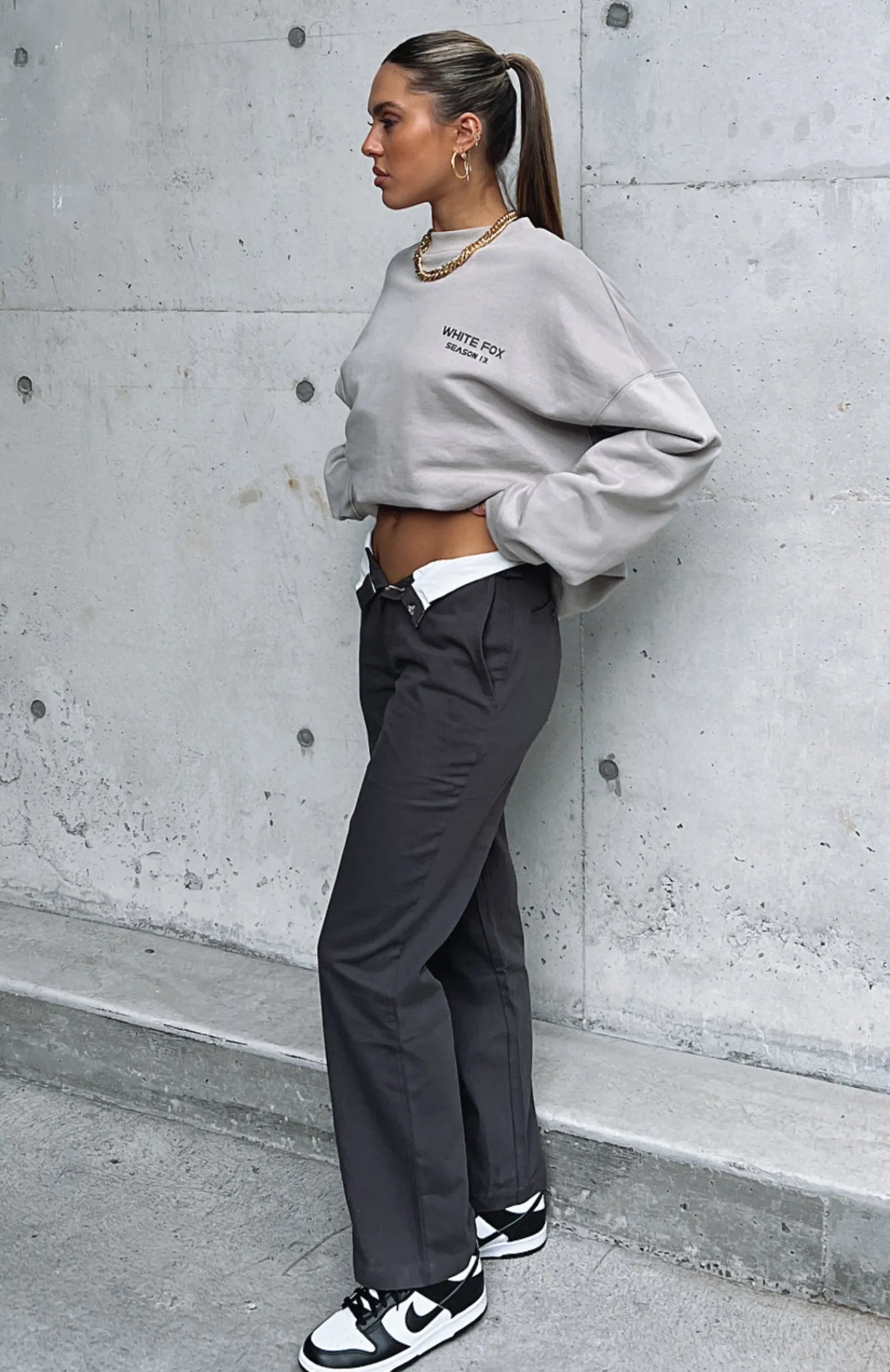 Pants | White Fox Boutique Don't Mess Around Pants Charcoal grey