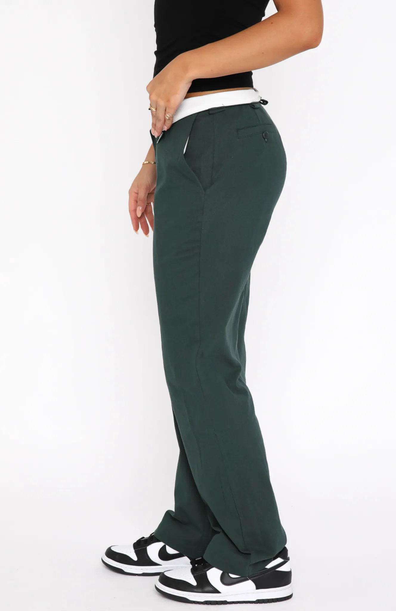 Pants | White Fox Boutique Don't Mess Around Pants Forest green