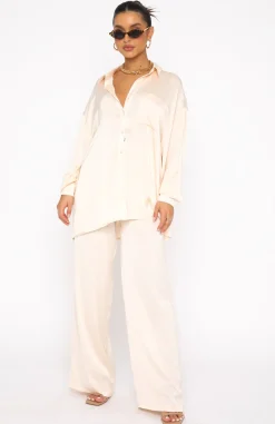 Pants | White Fox Boutique Down For More Pants Beige nude