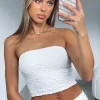 Shirts & Blouses | White Fox Boutique Down To Business Crop Top Off white