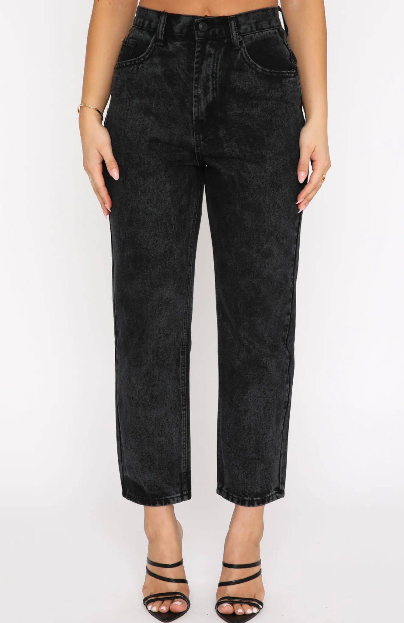 Denim | White Fox Boutique Drive Me Crazy Cropped Jeans Vintage black
