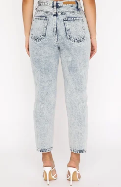 Denim | White Fox Boutique Drive Me Crazy Cropped Jeans Mid blue