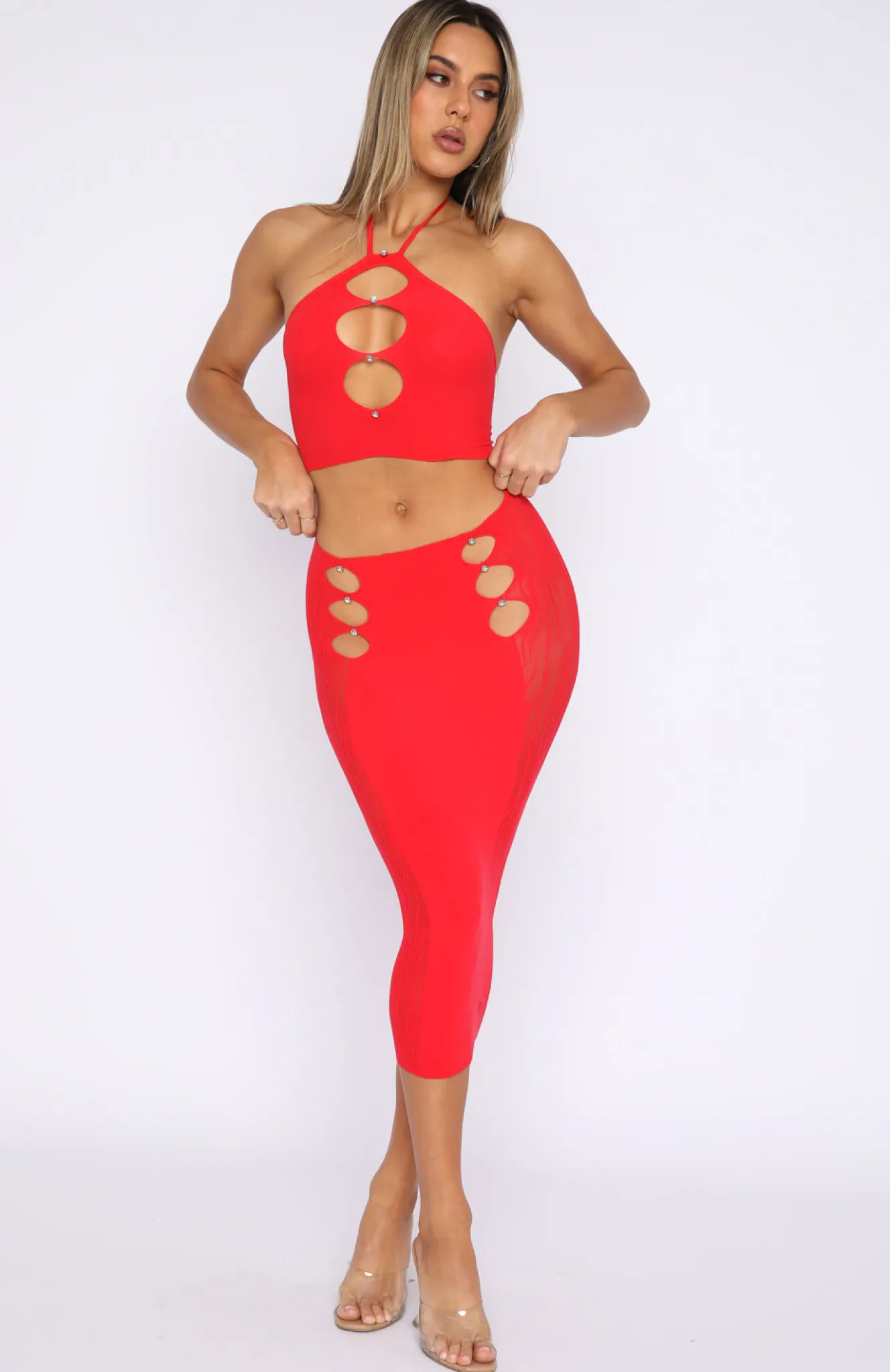 Shirts & Blouses | White Fox Boutique Dropping Hints Crop red