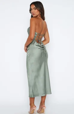 Formal Dresses | White Fox Boutique Elysium Midi Dress Sage green