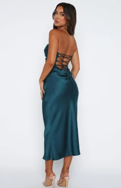 Formal Dresses | White Fox Boutique Elysium Midi Dress Teal blue